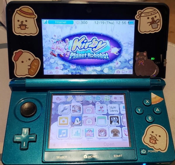 my 3DS opened